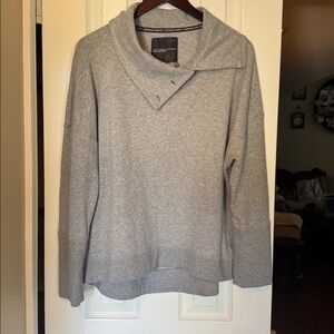 Victoria Secret Light Gray Cowl Neck Top